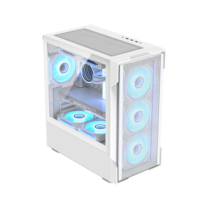 Tùy chỉnh giữa tháp Tempered Glass lưới Bảng điều khiển phía trước Micro ATX trường hợp máy tính tháp PC trường hợp tủ chơi game - Product Image 4