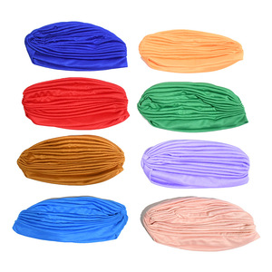 Turban froissé pour femmes, foulard en coton musulman, couvre-chef islamique, Hijab, enveloppes de tête, <span class=keywords><strong>Bonnet</strong></span> indien, nouvelle collection - Product Image 4