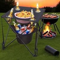 Table de barbecue pliable pour pique-nique en plein air