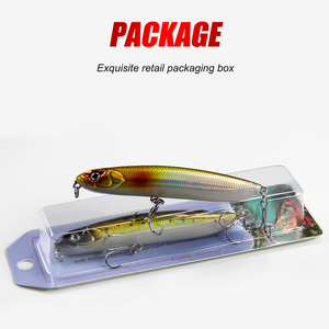 Hot Spook Style 95mm18g Stickbait CS Glide Tackle Lure 3D Eye Bait Venta al por mayor Sinking ABS Plastic <span class=keywords><strong>Koder</strong></span> En stock Hard Pencil Lure - Product Image 5