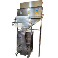Machine de pesage et d'emballage automatique de céréales et aliments, peseuse linéaire à 2/4 têtes avec emballage sous film/sachets/sacs et étiquetage