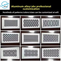 Grille de ventilation décorative en aluminium de luxe - Diffuseur d'air de retour HVAC à motif personnalisé pour hôtels et bâtiments modernes