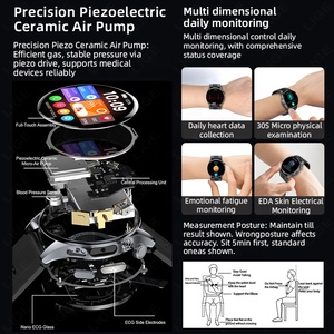 Reloj Inteligente BWS200 con Medición de Presión Arterial, Brazalete Inflable, NFC, Transmisión de Voz, Atención Remota, Compartir Datos, Temperatura Corporal, Recordatorio de Llamadas - Product Image 6