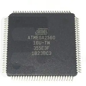 8-बिट Microcontrollers ATMEGA2560-16AU ATMEGA2560 Microcontroller के आईसी एकीकृत सर्किट TQFP100 smd आईसी