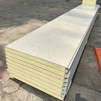 Modulare Reinraum-Sandwichpaneele mit EPS-, Steinwolle- oder PU-Kern, feuerfeste, isolierte Wand- und Dachpaneele für Labor, Lebensmittelwerkstatt, 50mm 75mm