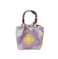 Sac à main tricoté, sac seau de niche, sac fourre-tout décontracté, sac à bandoulière tissé