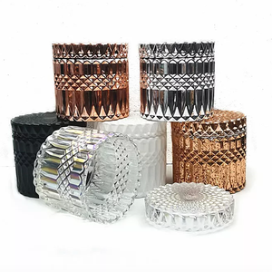 Boîte à bijoux en verre rétro moderne couvercle suspendu en métal <span class=keywords><strong>bougie</strong></span> lanterne intérieur extérieur décor <span class=keywords><strong>de</strong></span> noël <span class=keywords><strong>centre</strong></span> <span class=keywords><strong>de</strong></span> <span class=keywords><strong>table</strong></span> - Product Image 2
