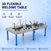 Plateforme de soudage flexible 3D en fonte avec gabarits de serrage pour l'assemblage et le soudage