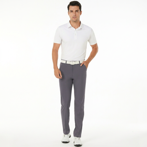 Pantalones de Golf para Hombre al por Mayor, Spandex/Poliéster, Transpirables, Ecológicos, Ligeros, para Verano, Colores Personalizados, Venta en Línea - Product Image 1