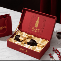 Scatola Magnetica Personalizzata a Conchiglia, Scatola di Lusso con Coperchio Ribaltabile, Confezione Regalo di Lusso, Scatola per Bottiglia di Tequila con Logo Personalizzato