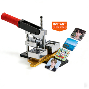 63.5*63.5mm 高品质定制 50X50mm 磁性冰箱贴制作机套件 说明书 新款 <span class=keywords><strong>SAGER</strong></span> 专业用途 - Product Image 1