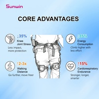 Exosquelette robotique en fibre de carbone à intelligence artificielle à vendre, combinaison électrique légère pour la randonnée, la marche et l'escalade, assistance robotique sportive pour les jambes
