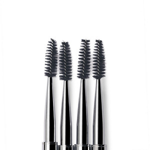 Pinceau à ongles double embout en poils synthétiques, manche en plastique, pinceau incliné plat pour la peinture au gel et la manucure - Product Image 2