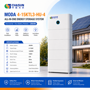 CHASUN 20kWh 4-Batterie MODA All-in-One ESS Inverter Ibrido 8kW <span class=keywords><strong>3</strong></span> MPPT 20A 98.6% Efficienza 63A Backup AFCI Batteria al Litio Ibrida - Product Image 4