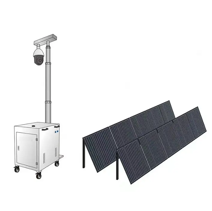 Surveillance Portable trailer Traffic safety Security Mobile Video Guard