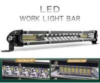 LYAF Ultra Slim 11inch led light bar 12-24V Led Bar Combo Spot Flood Driving Work Light For Off Road Trucks Tractor