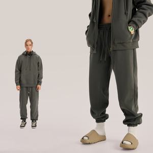 Herren Herbst Winter Locker Geschnittene Amerikanische Stil Fleece-Gefütterte Sport-Jogginghose Knöchelengeschlungen Modemarke - Product Image 4