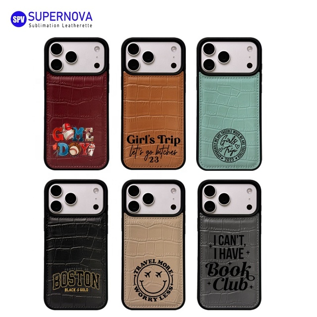 Factory Uv Printing Leather Phone case , Leather Phone case for iphone Custom logo Promotional Gift Pu Leather Phone case
