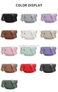 人気沸騰中！新型ルル防水ナイロンウエストバッグ、ファッショナブルなクロスボディバッグとショルダーバッグ（女性用） - Product Image 6
