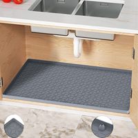 Fournitures de maison modernes Tapis d'évier de cuisine Offre Spéciale diamant Tapis d'armoire de rangement en silicone