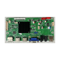 Carte de commande universelle personnalisée pour moniteur LCD TV, contrôleur Taïwanais, carte FR4 PCB & PCBA avec 1OZ de cuivre MSD3683QTA