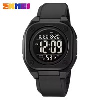 Reloj SKMEI 2160 para Hombre, Resistente al Agua, con Cronómetro, Luz LED, Movimiento Electrónico, Reloj de Pulsera, Reloj Despertador, Reloj Digital