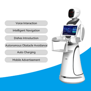 Robot Camarero con IA para Entrega de Alimentos, Venta Caliente 2026, para Restaurantes y Cafeterías, Navegación Automática y Comunicación, Robot Humanoide Amy para Servicio de Comidas - Product Image 5