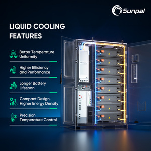 Gabinete ESS Todo en Uno Sunpal de <span class=keywords><strong>418</strong></span> kWh y 210 kW, Gabinete BESS para Exteriores con Refrigeración Líquida - Product Image 3