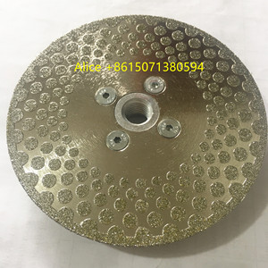 Red Circular <strong>Saw</strong> <strong>Blade</strong> 115 125 mm Disc Diamond Electroplated Circular <strong>Saw</strong> <strong>Blade</strong> Anger Grinder Cutting Circular Stone Grinder - Product Image 2