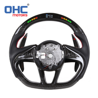 Volant intelligent en fibre de carbone LED pour Mclaren 720 570 720s 540c 600lt 12c Volant en carbone Moteurs Ohc