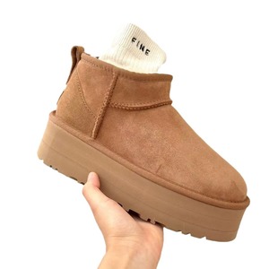 DB Handmade 35-40 <strong>Winter</strong> Women Snow Boots Comfortable <strong>Lady</strong> <strong>Shoes</strong> Warm Home <strong>Shoes</strong> for 2 Color Thin and Thick Bottomed Warm Socks - Product Image 3