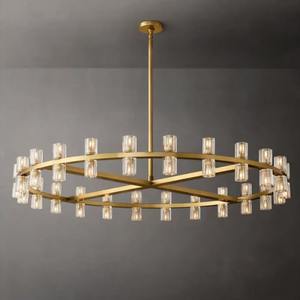 Suspension en cuivre de style <span class=keywords><strong>baroque</strong></span> français Hall d'entrée Lumière en laiton Style européen Suspendu <span class=keywords><strong>Grand</strong></span> <span class=keywords><strong>Lustre</strong></span> - Product Image 3