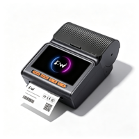 Imprimante d'étiquettes thermiques portable Bluetooth NFC de 4 pouces, imprimante de reçus thermique directe pour entrepôt et logistique