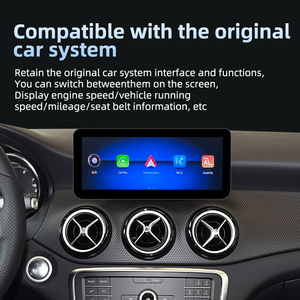 Linux sistemi Google araba multimedya GPS navigasyon Carplay oynatıcı Mercedes A sınıfı W176 B CLA CLA CLA GLA 2012 2019- - Product Image 3