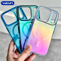 Étui antichoc VAWI B341 de haute qualité, magnétique 3D coloré, vente en gros pour iPhone 17 Pro Max, coque colorée pour iPhone 16 Pro Max