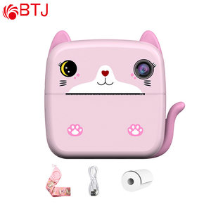 A21デジタルミニサーマルプリンター子供用ビデオカメラ2.4インチIPS猫インスタントプリント写真おもちゃ - Product Image 3