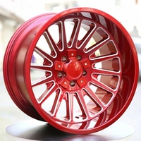 Rines de Aleación Forjados Cromados Personalizados de 8x6.5, Diseño Cóncavo Profundo, de 20-24 Pulgadas, Nuevos, ET de 25 mm, para GMC, para Camioneta F250