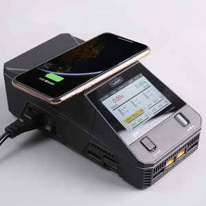 Cargador ToolkitRC Q6AC AC 400W/DC 1000W con 4 Salidas, Salida USB Integrada de 65W, Cargador Inalámbrico de 15W para Baterías LiPo NiMH PB de Coches RC - Product Image 1