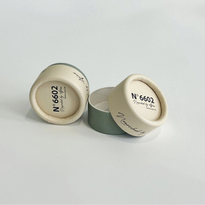 Boîte en carton écologique, cylindre en papier recyclable pour bougie d'aromathérapie, emballage cosmétique naturel - Product Image 5