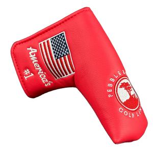 Golf PU Leder American Small Tree L Straight Putter Club Golf Kopf bedeckung - Product Image 2