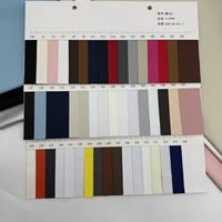 Rouleau de matière pour languette de chaussure de 0,55 mm, cuir synthétique semi-élastique en PU gaufré, imperméable