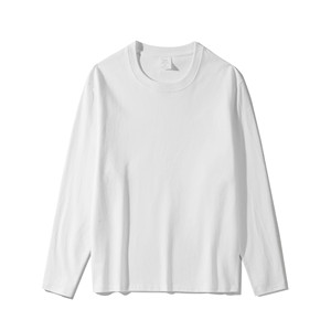 2025 algodón personalizado 230 gramos de cuello redondo talla grande <span class=keywords><strong>3x</strong></span> Camiseta de manga larga para hombre - Product Image 2