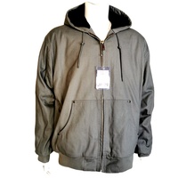 Veste de travail pour homme en toile tissée coupe-vent de haute qualité 12 oz, avec logo personnalisé, résistante, pour l'hiver, directement de l'usine