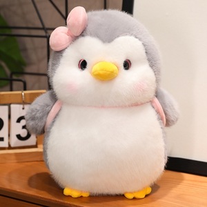 Lindo Peluche de Pingüino de Dibujos Animados, Juguete de Peluche de Algodón PP, Almohada para Dormir, Regalo de <span class=keywords><strong>Cumpleaños</strong></span>, Compañero para la Hora de Dormir de los Niños, Muñeco de Trapo - Product Image 6