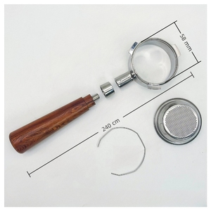 Portafiltro per Caffè in Acciaio Inox Riutilizzabile da 58mm per Uso Senza Fondo, Personalizzabile OEM/ODM con Logo - Product Image 5