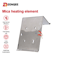 Élément chauffant en mica pour extrudeuse électrique en acier inoxydable 220V 200W