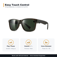 Lunettes audio intelligentes Bluetooth 5.4 G20 avec contrôle tactile et assistant vocal