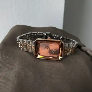 Montre CILOA marron rétro personnalisable pour femmes, nouvelle tendance 2025, mode de haute qualité, étanche, cadeau de luxe, montre à quartz - Product Image 5