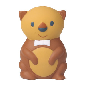 Oso de Peluche Navideño de 4-4.9 Pulgadas, Plástico con Acabado Mate, Juguete Decorativo para Interiores - Product Image 1