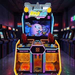 Coin Operated Gun Shooting Mobile Attack Arcade Machine High Definition Large Screen 2 PL <b>Electronic</b> Force-Feedback Light Gun - Product Image 6